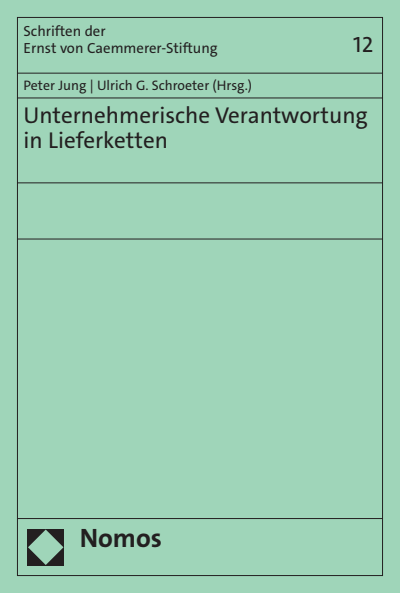 Cover des Buchs: Unternehmerische Verantwortung in Lieferketten