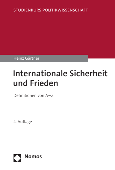 Cover of book: Internationale Sicherheit und Frieden