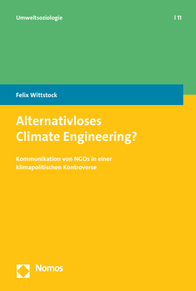 Cover des Buchs: Alternativloses Climate Engineering?