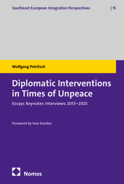 Cover of book: Diplomatic Interventions in Times of Unpeace