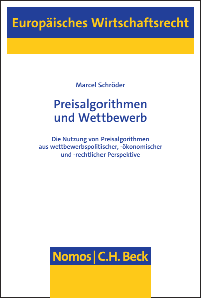 Cover des Buchs: Preisalgorithmen und Wettbewerb