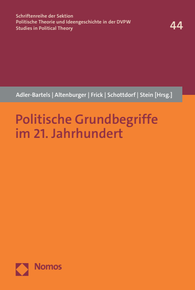 Cover of book: Politische Grundbegriffe im 21. Jahrhundert