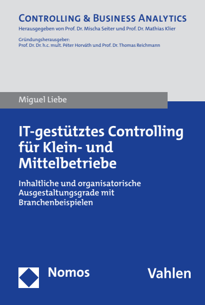 Cover of book: IT-gestütztes Controlling für Klein- und Mittelbetriebe