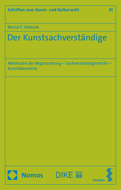 Cover of book: Der Kunstsachverständige