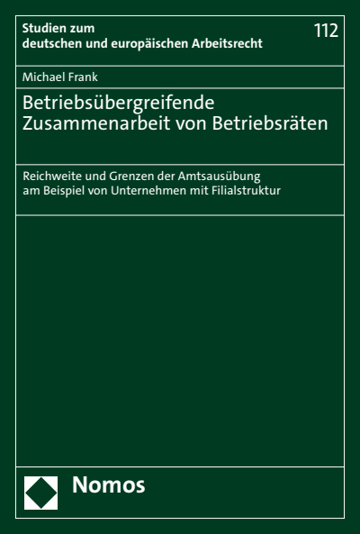 Cover des Buchs: Betriebsübergreifende Zusammenarbeit von Betriebsräten