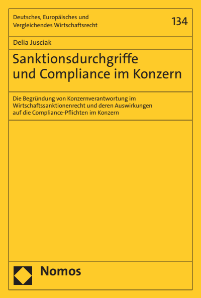 Cover of book: Sanktionsdurchgriffe und Compliance im Konzern