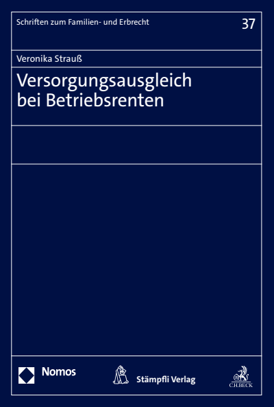 Cover des Buchs: Versorgungsausgleich bei Betriebsrenten