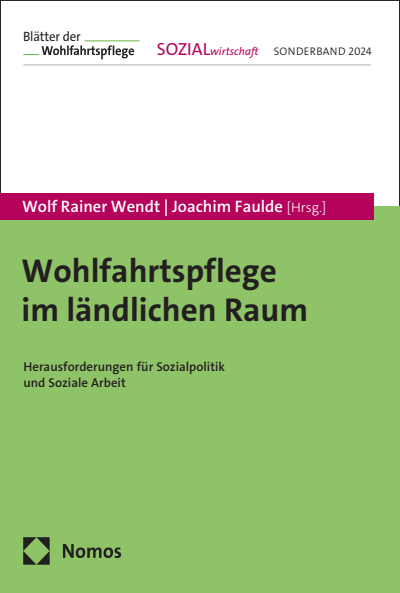 Cover of book: Wohlfahrtspflege im ländlichen Raum