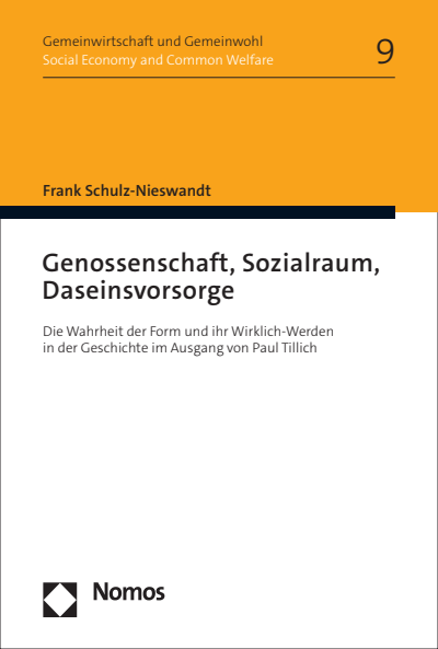 Cover of book: Genossenschaft, Sozialraum, Daseinsvorsorge