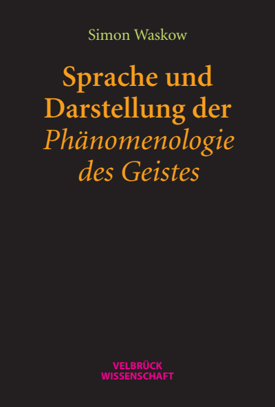 Cover des Buchs: Sprache und Darstellung der Phänomenologie des Geistes