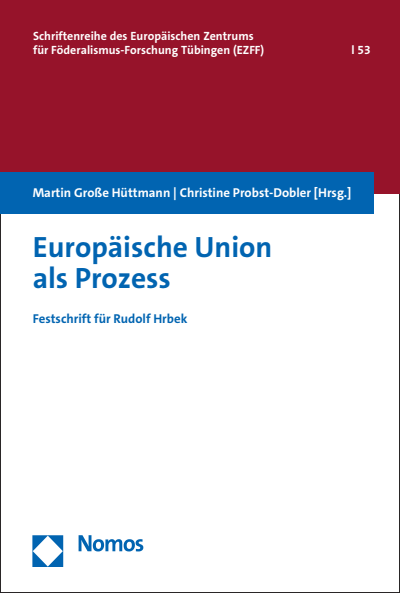 Cover of book: Europäische Union als Prozess