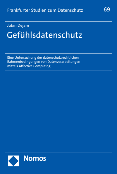 Cover des Buchs: Gefühlsdatenschutz
