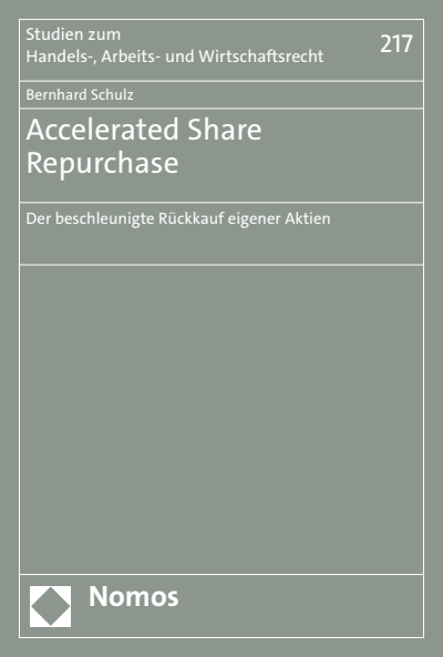 Cover des Buchs: Accelerated Share Repurchase