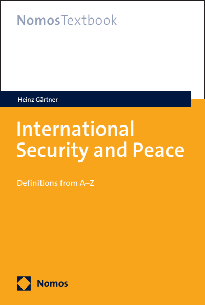 Cover of book: International Security and Peace