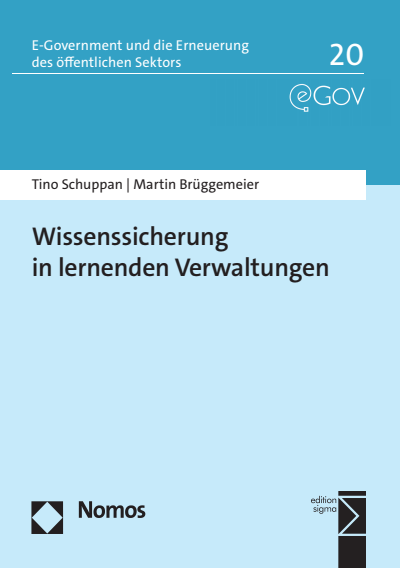 Cover des Buchs: Wissenssicherung in lernenden Verwaltungen