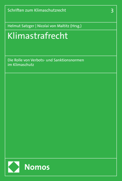 Cover des Buchs: Klimastrafrecht