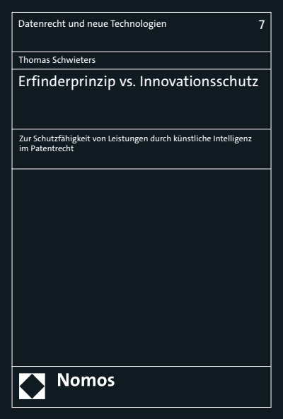 Cover of book: Erfinderprinzip vs. Innovationsschutz