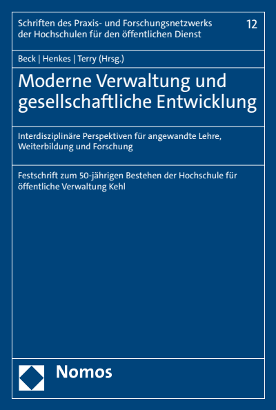 Cover des Buchs: Moderne Verwaltung und gesellschaftliche Entwicklung