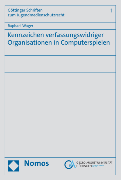 Cover des Buchs: Kennzeichen verfassungswidriger Organisationen in Computerspielen