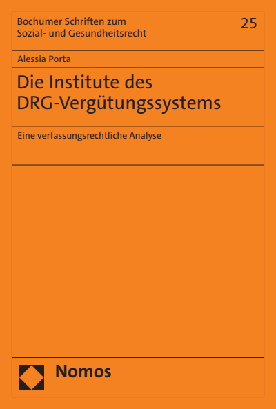 Cover of book: Die Institute des DRG-Vergütungssystems