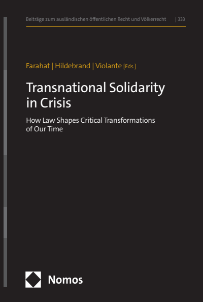 Cover of book: Transnational Solidarity in Crisis