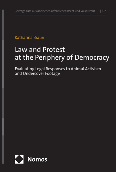Cover of book: Law and Protest at the Periphery of Democracy