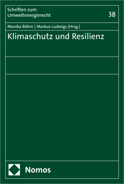 Cover des Buchs: Klimaschutz und Resilienz