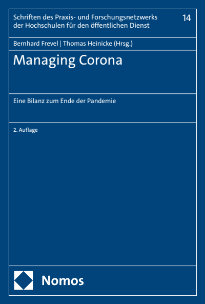 Cover des Buchs: Managing Corona