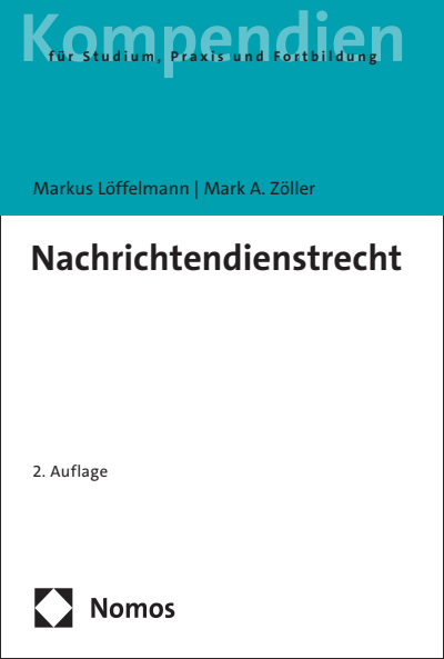 Cover des Buchs: Nachrichtendienstrecht