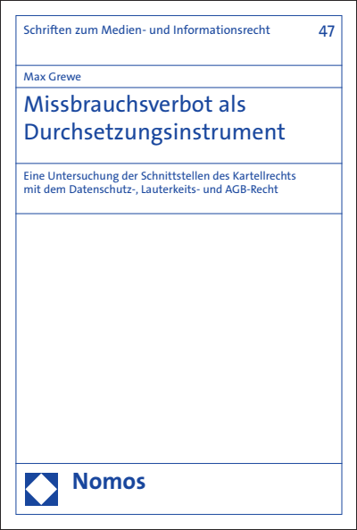Cover of book: Missbrauchsverbot als Durchsetzungsinstrument