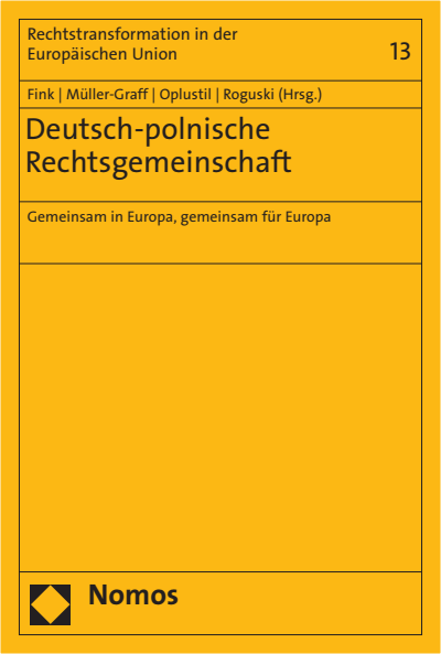 Cover of book: Deutsch-polnische Rechtsgemeinschaft