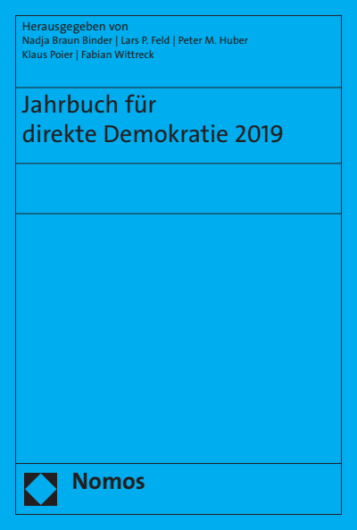Cover des Buchs: Jahrbuch für direkte Demokratie 2019