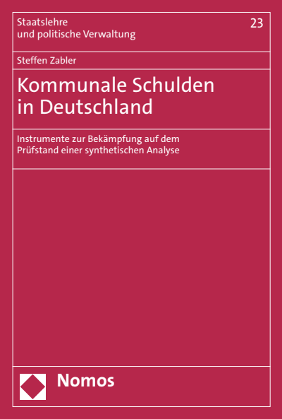 Cover des Buchs: Kommunale Schulden in Deutschland