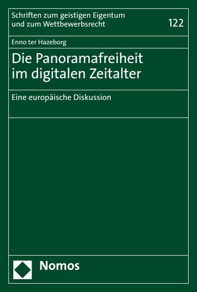 Cover des Buchs: Die Panoramafreiheit im digitalen Zeitalter