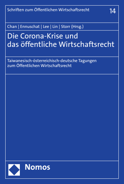 Cover of book: Die Corona-Krise und das öffentliche Wirtschaftsrecht