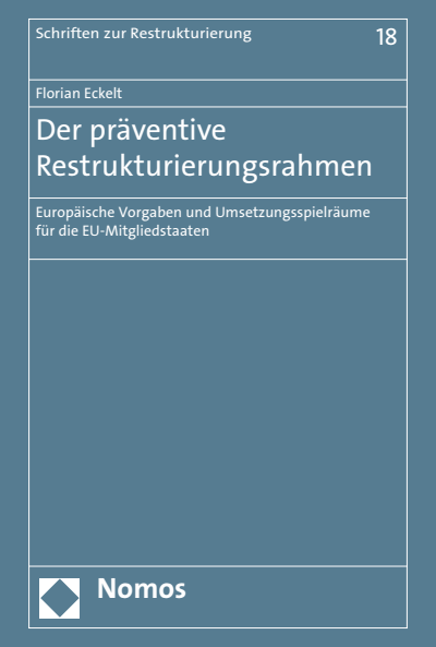 Cover of book: Der präventive Restrukturierungsrahmen