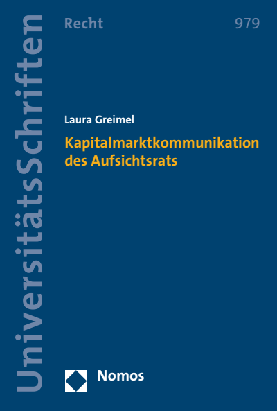 Cover des Buchs: Kapitalmarktkommunikation des Aufsichtsrats