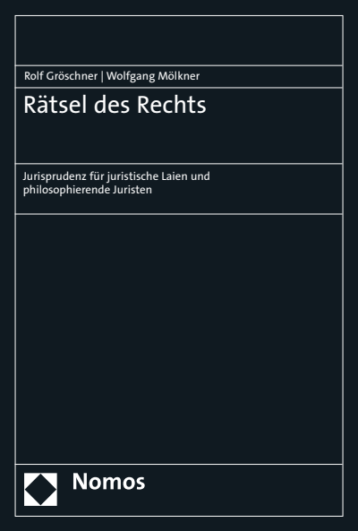 Cover of book: Rätsel des Rechts