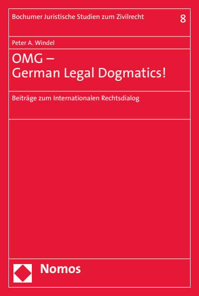 Cover des Buchs: OMG – German Legal Dogmatics!