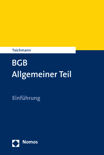 Cover des Buchs: BGB Allgemeiner Teil