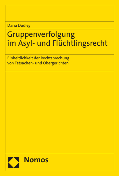 Cover of book: Gruppenverfolgung im Asyl- und Flüchtlingsrecht