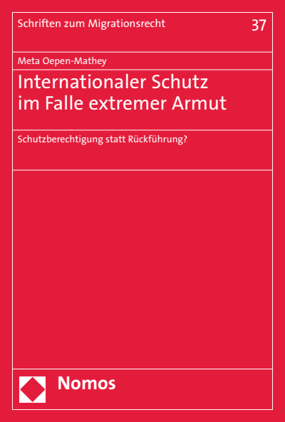 Cover des Buchs: Internationaler Schutz im Falle extremer Armut