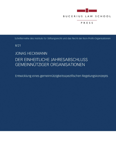 Cover des Buchs: Der einheitliche Jahresabschluss gemeinnütziger Organisationen