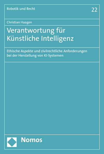 Cover of book: Verantwortung für Künstliche Intelligenz