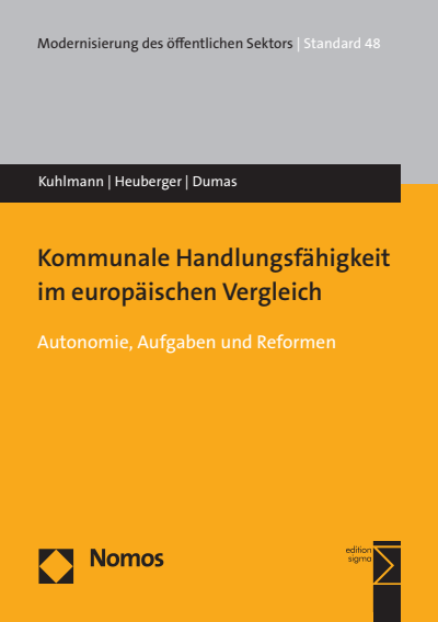 Cover of book: Kommunale Handlungsfähigkeit im europäischen Vergleich
