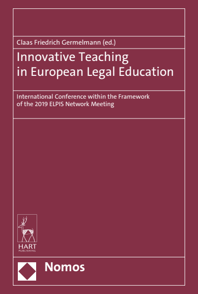 Cover of book: Innovative Teaching in European Legal Education