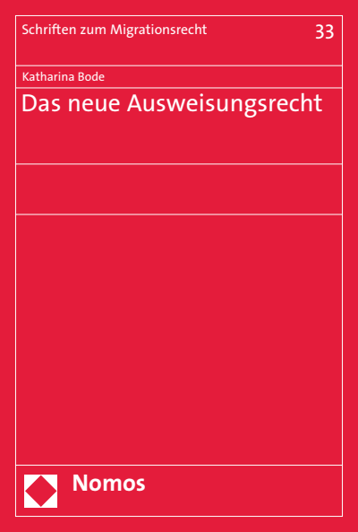Cover des Buchs: Das neue Ausweisungsrecht