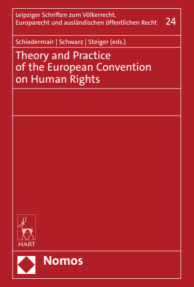 Cover of book: Theory and Practice of the European Convention on Human Rights