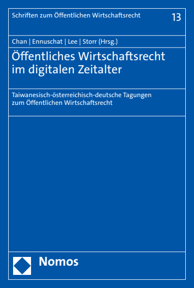 Cover of book: Öffentliches Wirtschaftsrecht im digitalen Zeitalter
