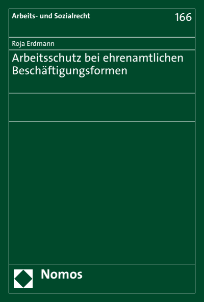Cover des Buchs: Arbeitsschutz bei ehrenamtlichen Beschäftigungsformen